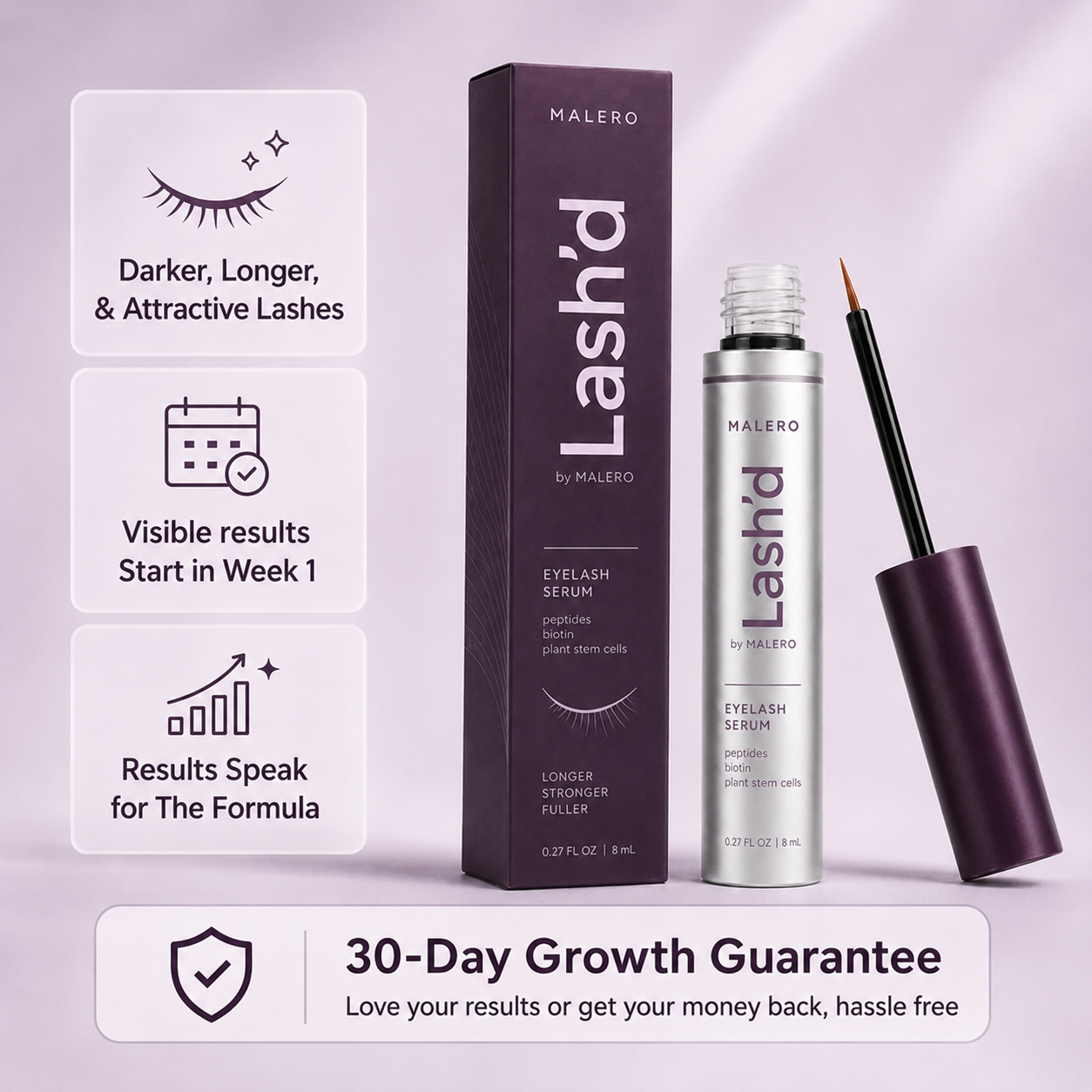 Lash'd™ Eyelash Growth Serum